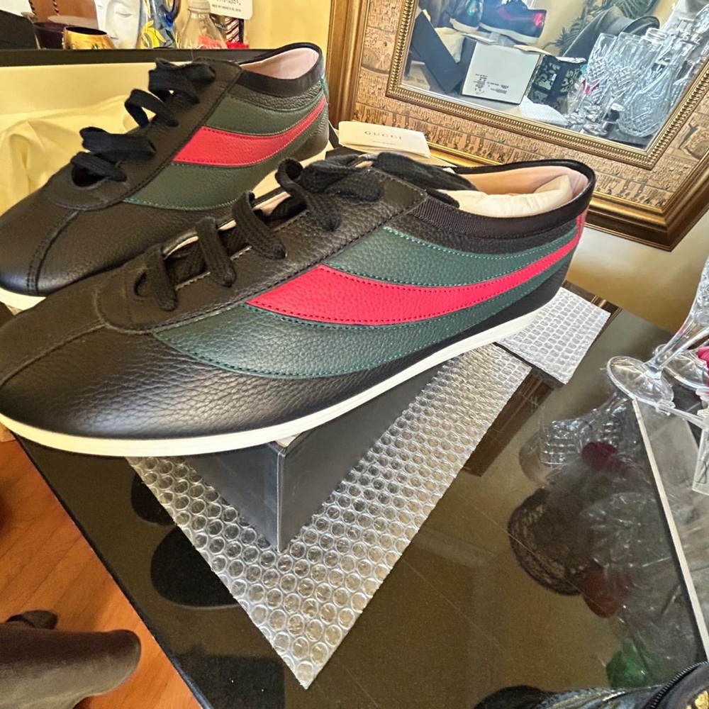 Gucci Tri Color Leather Low Top